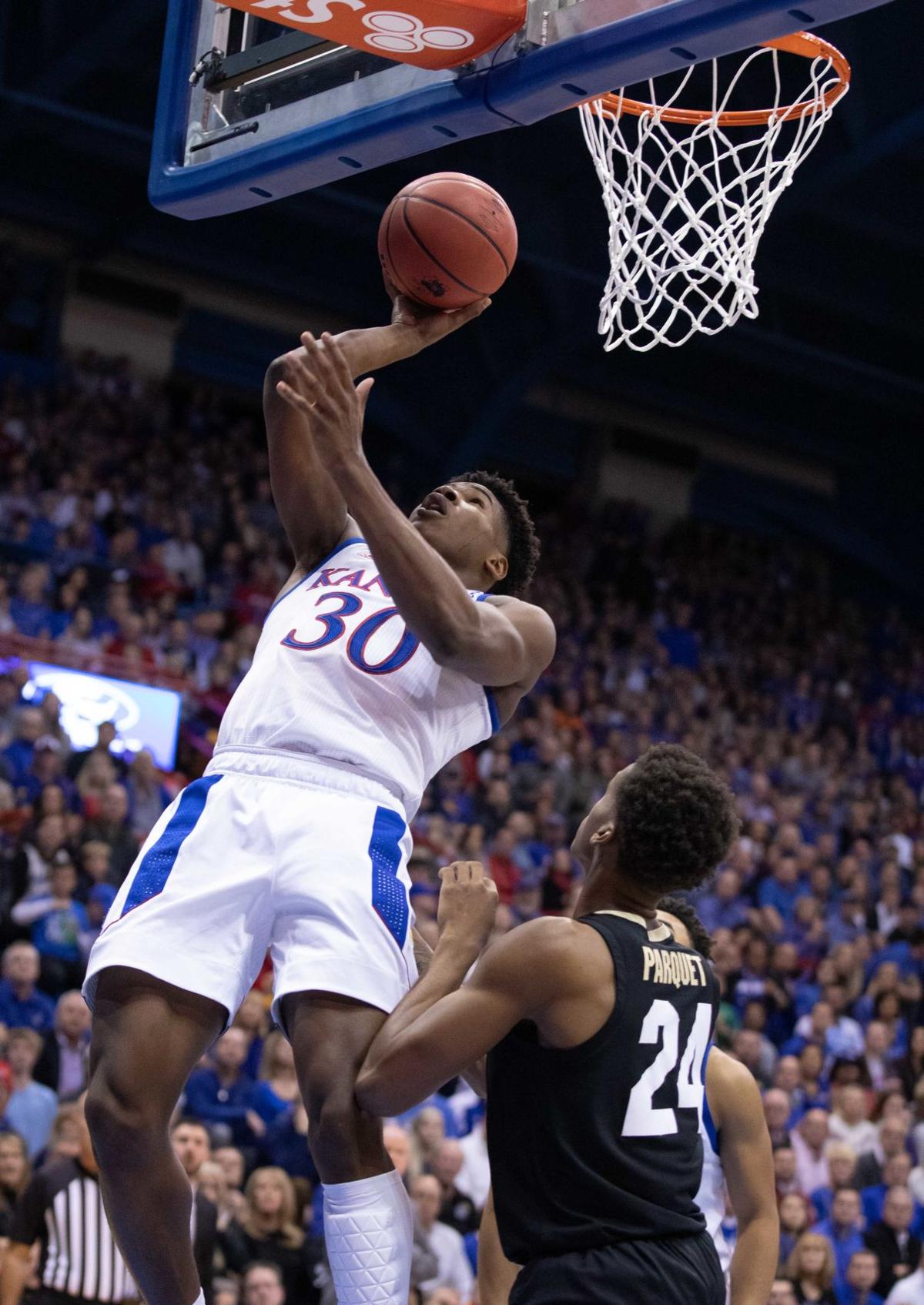 Kansas men's basketball leads start to finish in 7256 road victory