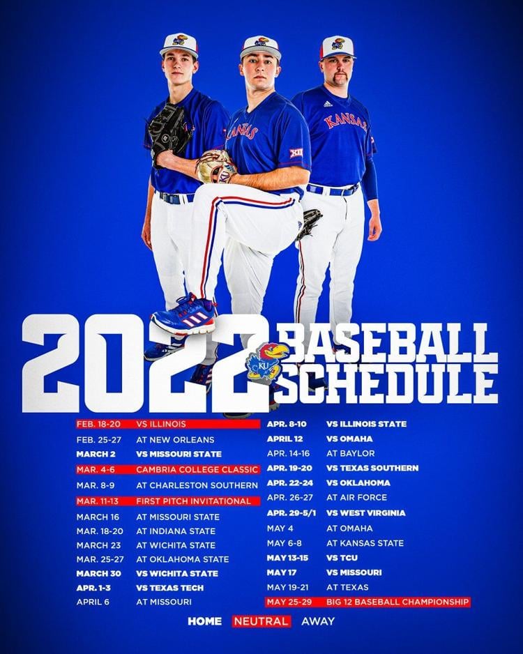 Kansas baseball releases 2022 season schedule Sports