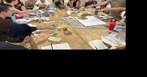 KU architecture students build shade structures for local elementary school - Vimarsana News