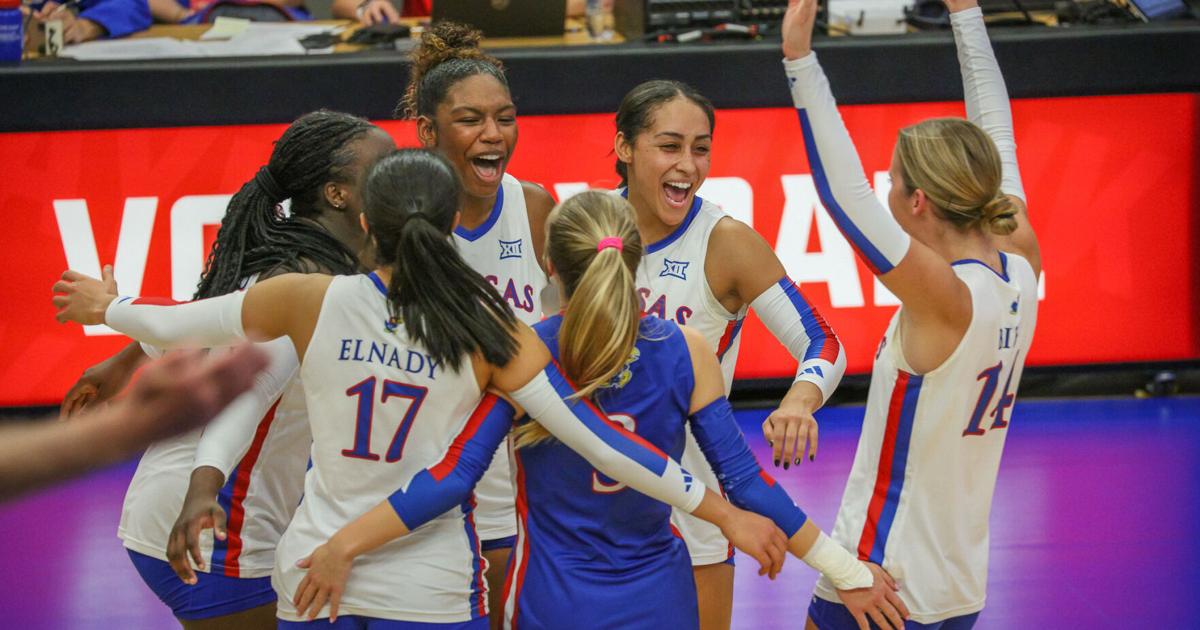 A look at the upcoming Kansas volleyball schedule | Sports | kansan.com a-look-at-the-upcoming-kansas-volleyball-schedule-sports-kansan-com