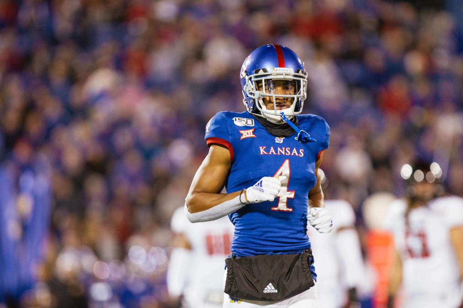KU football senior wide receiver Andrew Parchment anticipates career