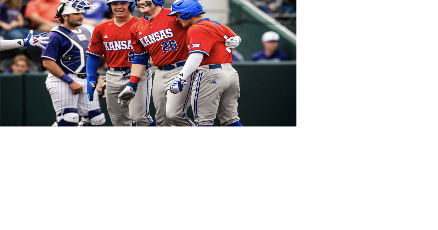 Kansas baseball downs K-State, wins 6th straight series in improbable ninth inning comeback