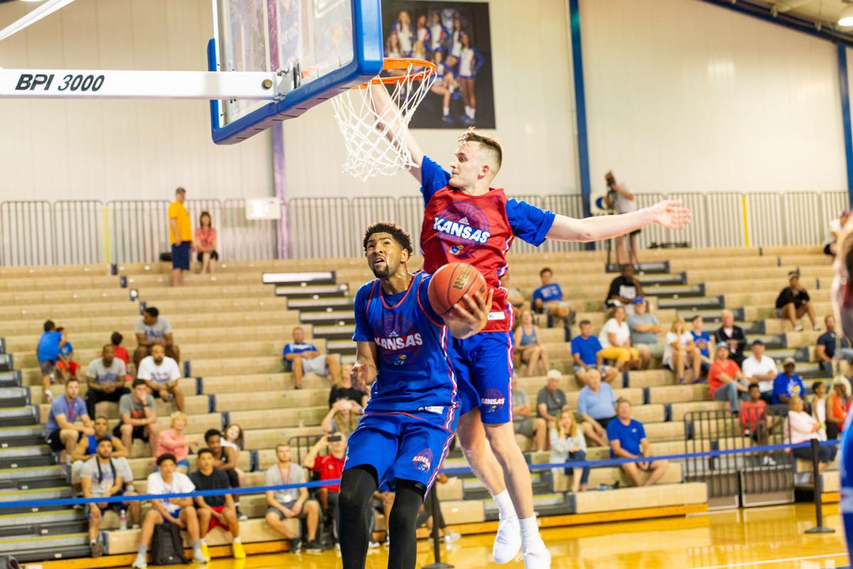 Kansas big men put on a show, youngsters impress, at annual Bill Self