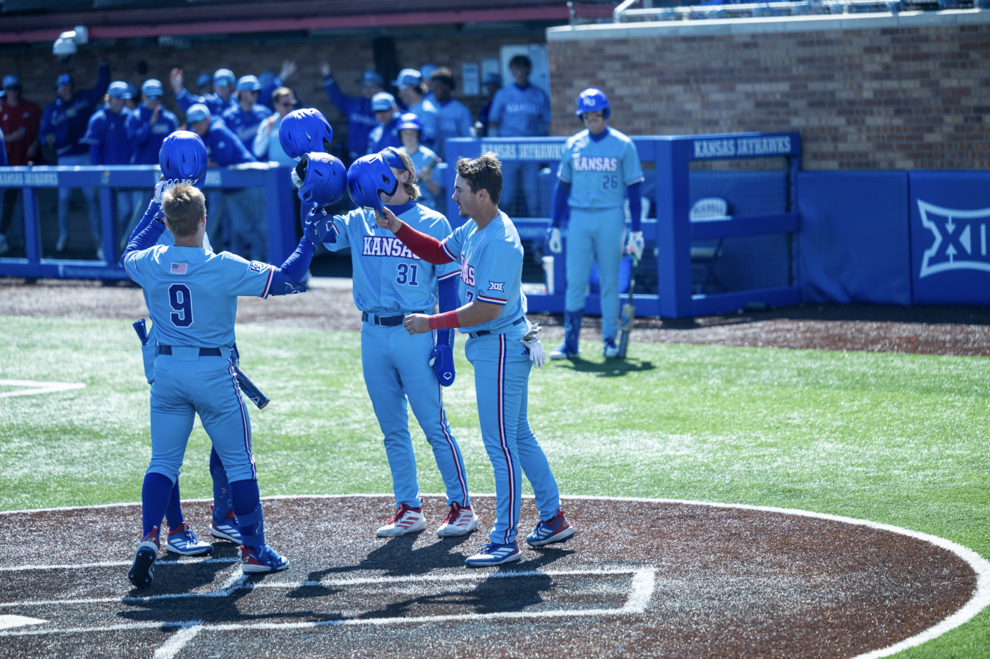 Kansas baseball's dominate offense completes series sweep over Utah