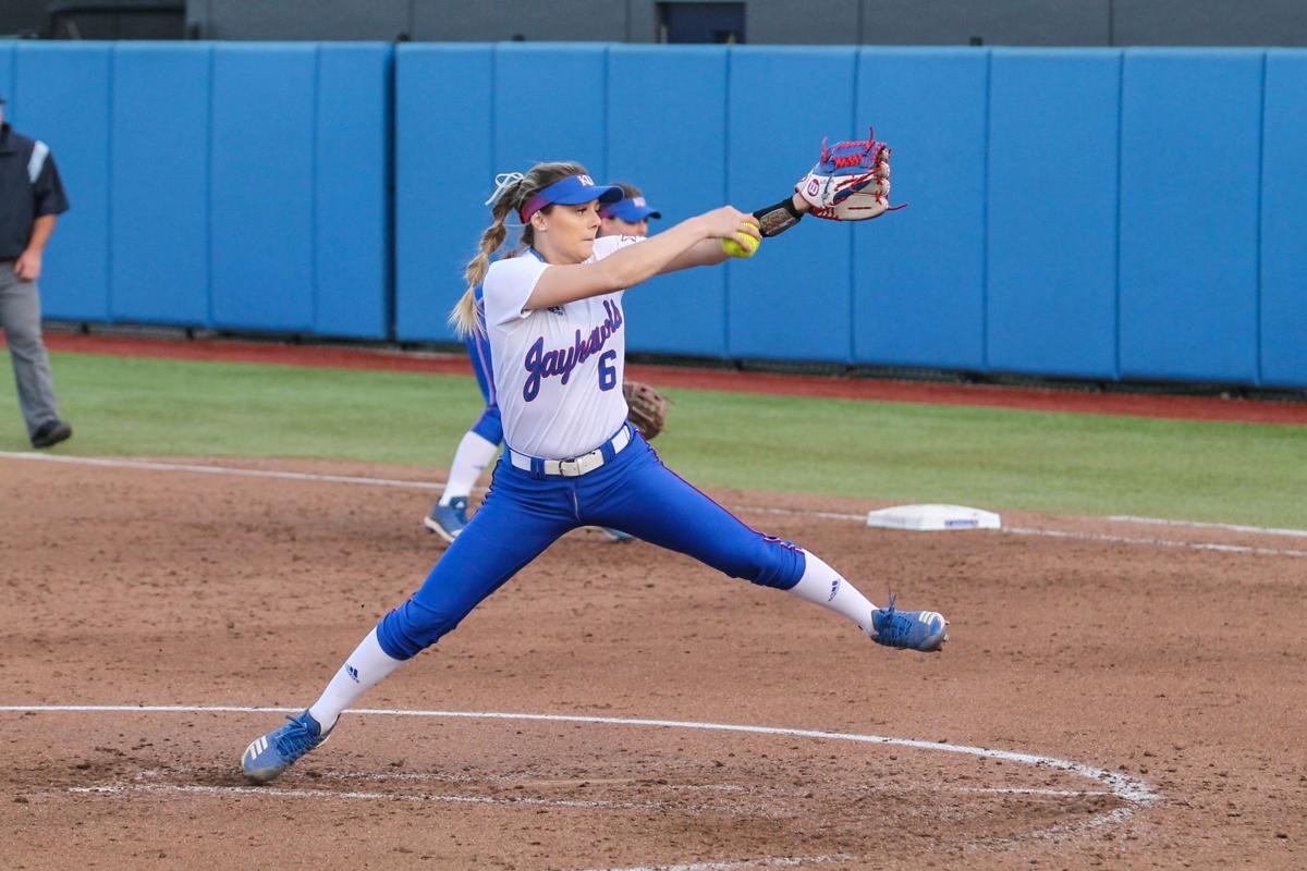 Kansas softball knocks off NebraskaOmaha behind a nohitter from Lexy