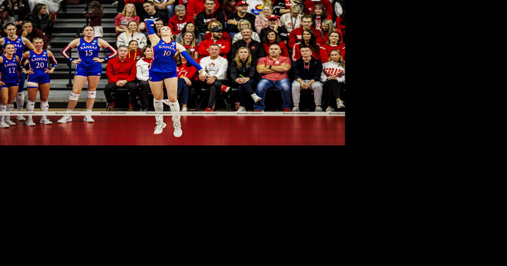 Kansas falls to Nebraska in NCAA Volleyball Tournament