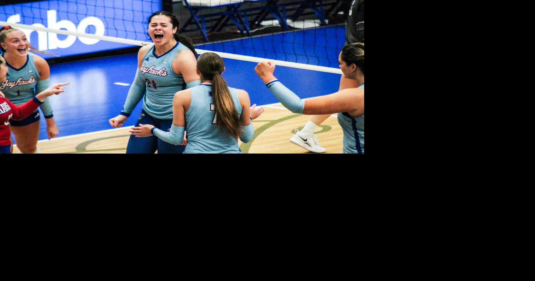 Kansas volleyball swept by Utah, ending five-game win streak