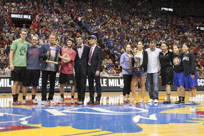 Late Night In The Phog 2017 Ku Basketball Players Attend Day One