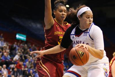 Johnson S Domination Not Enough To Push Kansas Past Iowa State On