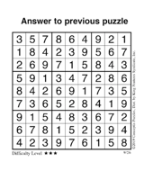 Puzzles: Answers for Thursday, Sept. 26