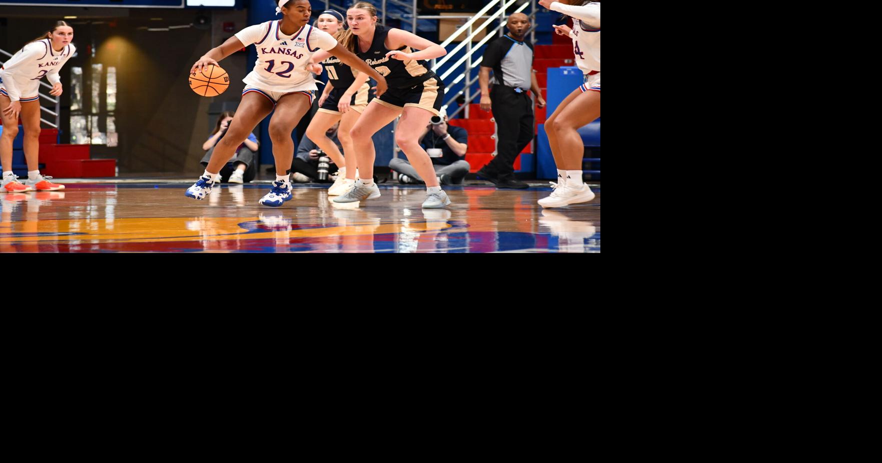 Kansas women’s basketball remains undefeated with win over Oral Roberts