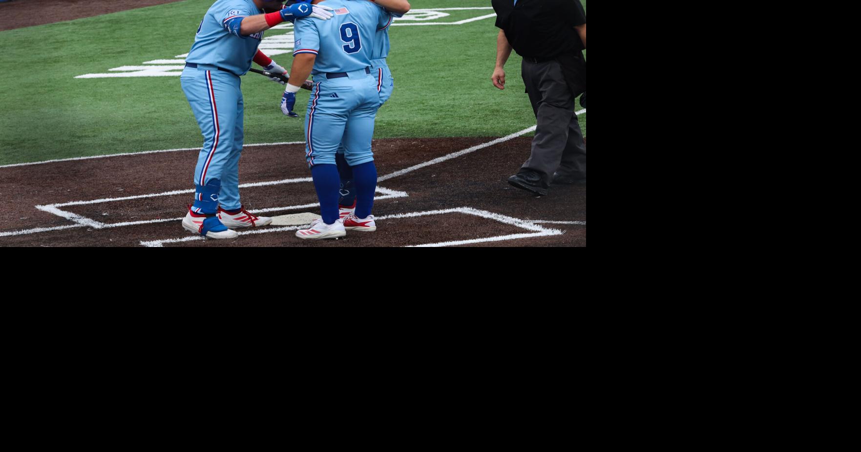 Kansas baseball run-rules Kansas State in series opener