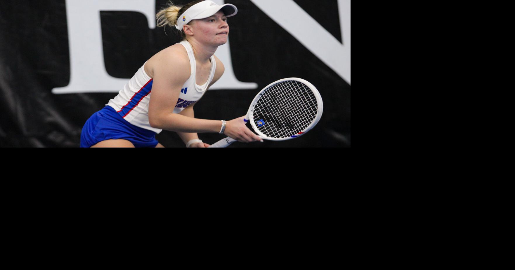 Kansas tennis pulls off nail-biter upset win over No. 40 Houston