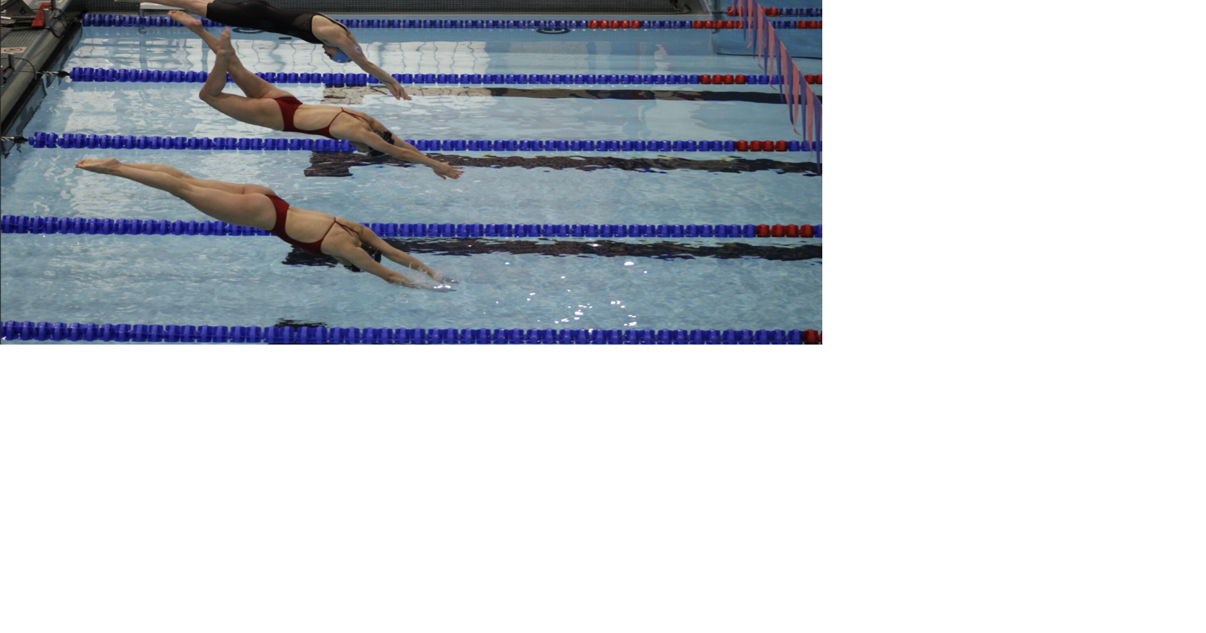 Kansas swim and dive caps off regular season with win over Iowa State