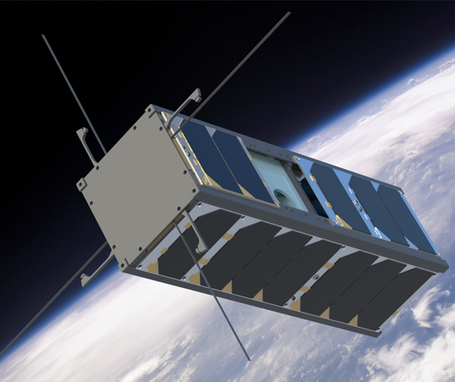 You can witness the first KU, studentbuilt miniature satellite launch