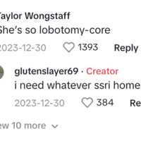 TikTok Screenshot "lobotomy-core" kansan TikTok Screenshot "lobotomy-core" kansan