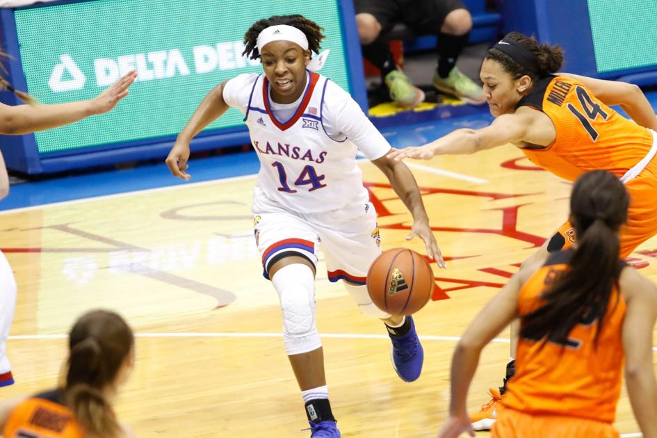 Resilient Kansas Women S Basketball Upsets No 23 Oklahoma State