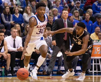 Kansas Men S Basketball Throttles Fort Hays State In 30 Point