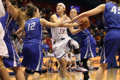 Kansas Women S Basketball Makes Adjustments To Top Creighton 67