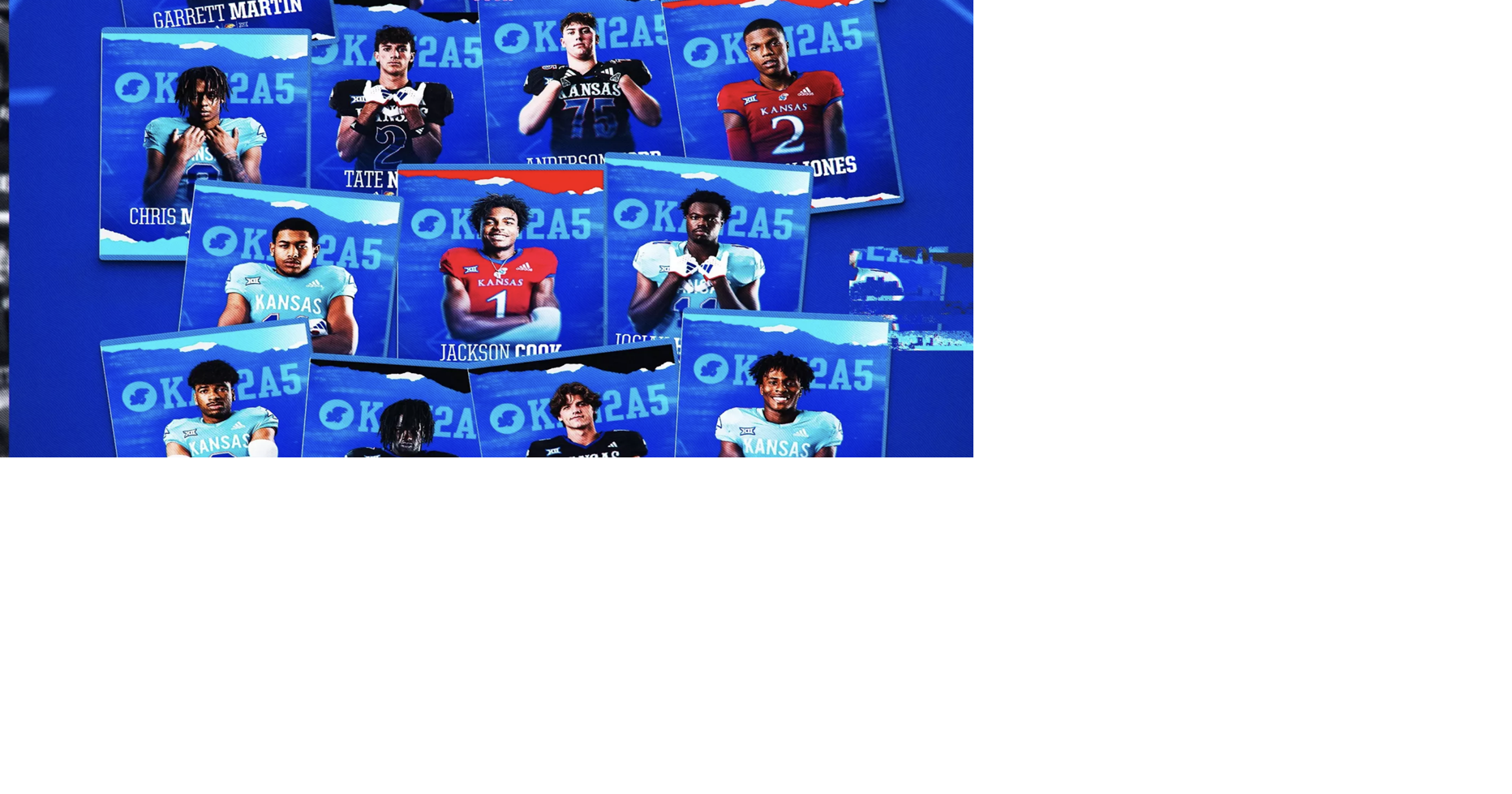 Kansas football signs 15 recruits in 2025 early signing day class