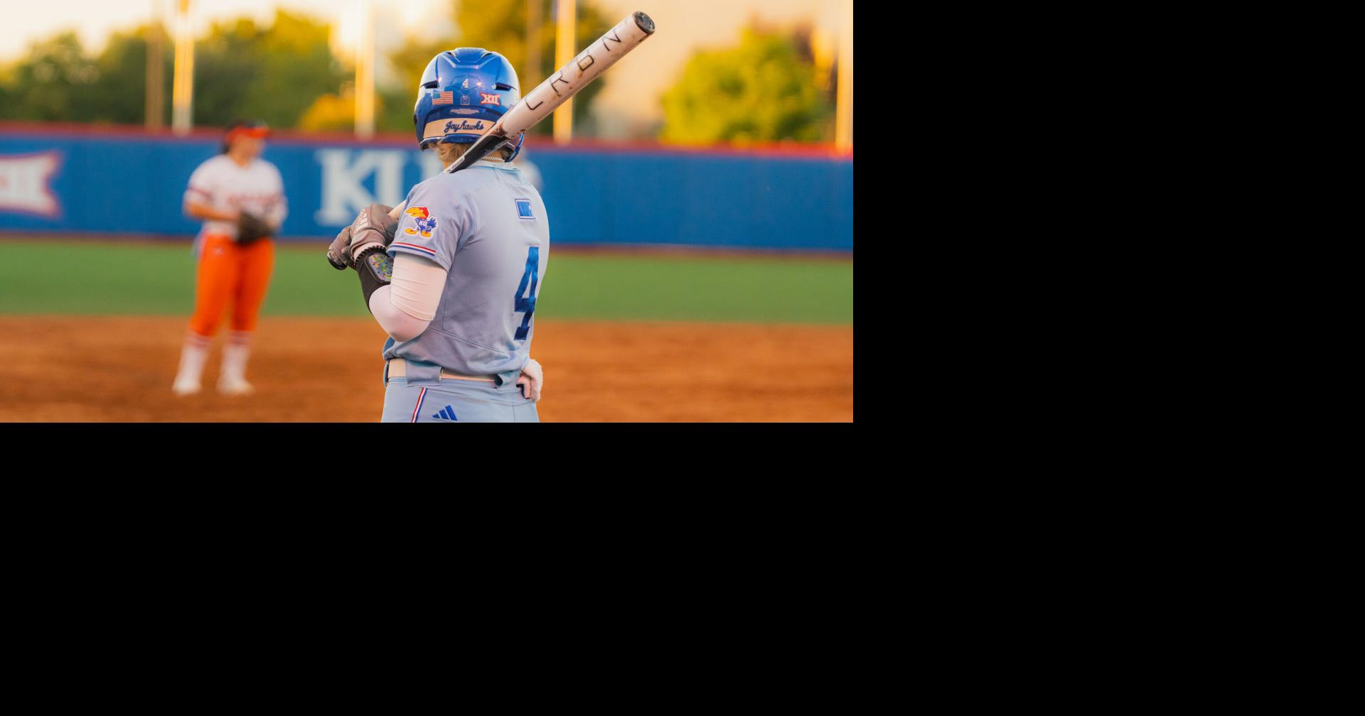 Kansas softball sweeps doubleheader with pair of run-rule wins