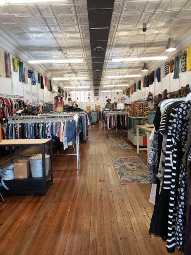 Sale Clothes. the Interior of the Shop Floor Editorial Photo