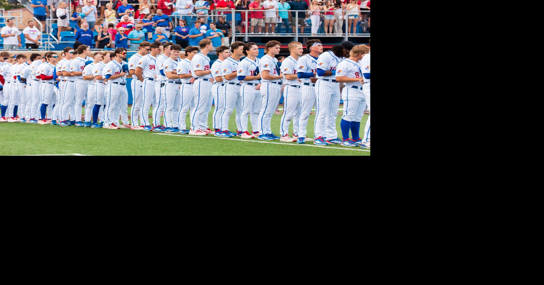 Oklahoma downs Kansas in game one of Lawrence Super Regional