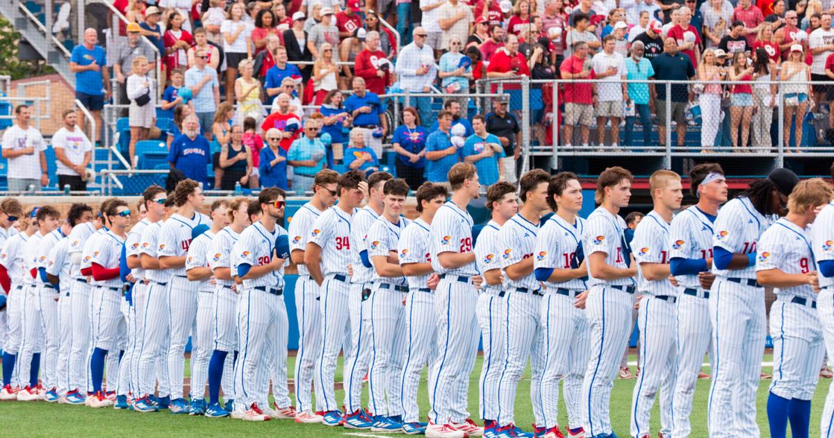 Oklahoma downs Kansas in game one of Lawrence Super Regional