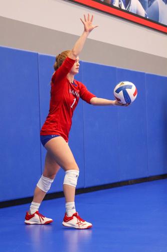 Kansas Volleyball Falls 3 2 To Texas Tech In Back And Forth Match Sports