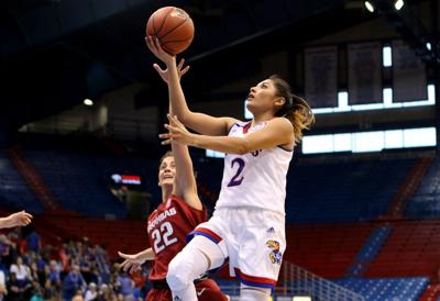 Kansas Women S Basketball Defeats Arkansas To Maintain Perfect