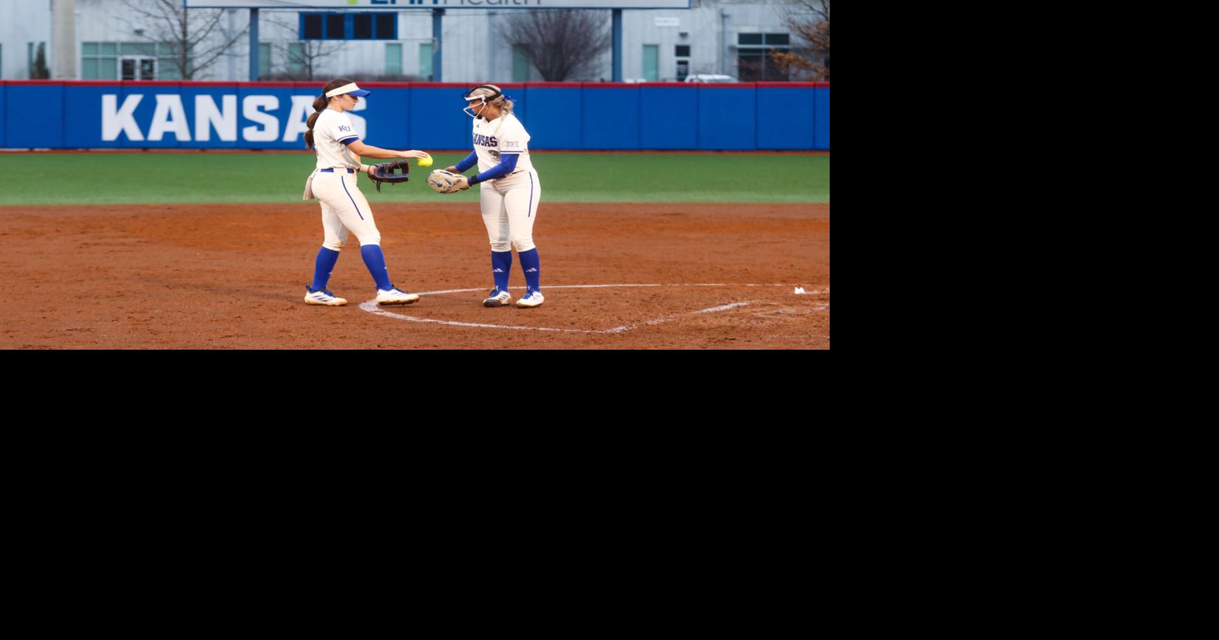 Kansas softball offense shines in rout of Houston