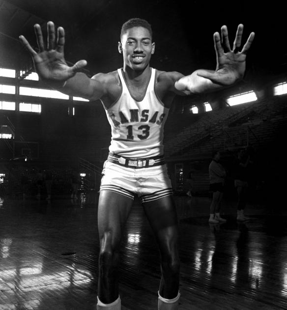 Before his prolific NBA career, Wilt Chamberlain excelled at Kansas