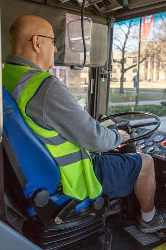 Hop on the magic school bus with KU bus driver Rex Gardner | Arts ...