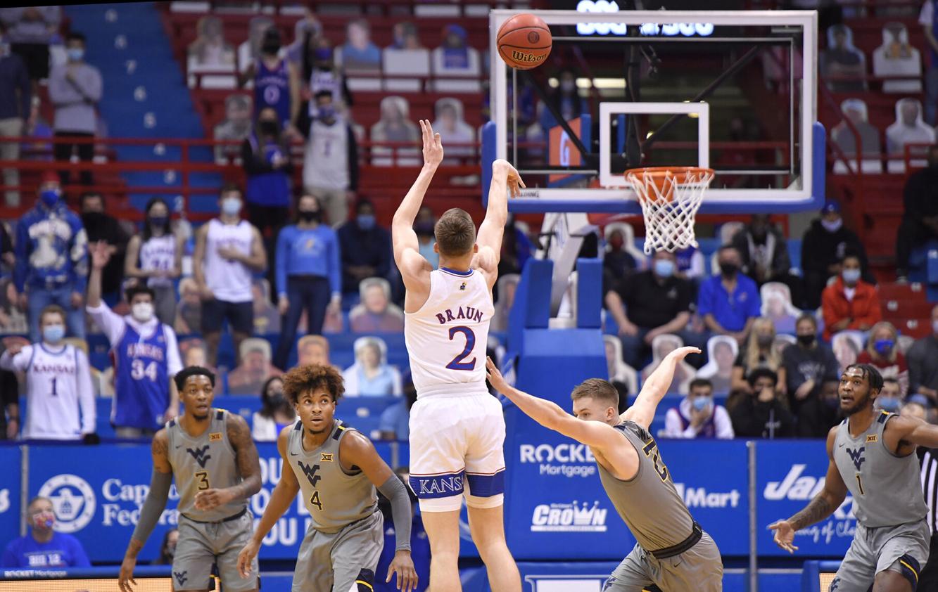 Kansas men's basketball dominates No. 7 West Virginia 7965 in Allen