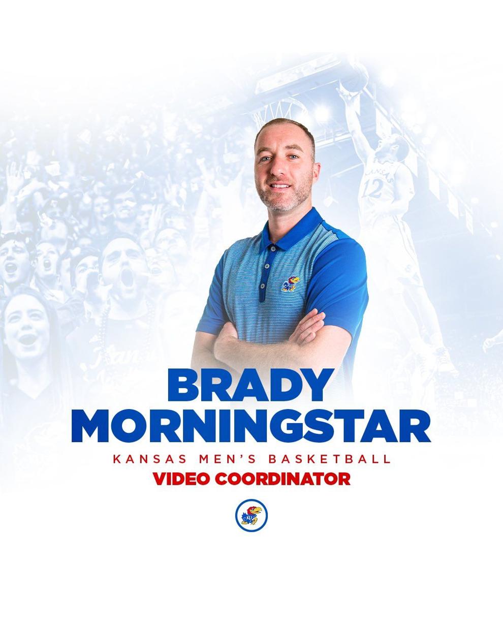 Former Kansas men's basketball standout Brady Morningstar named as new