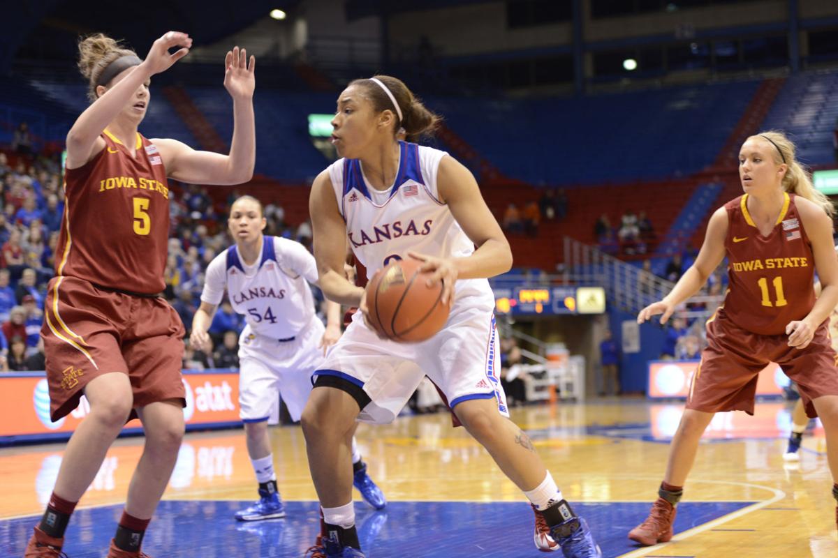 Kansas women's basketball finds stride after early skid with 6866 win
