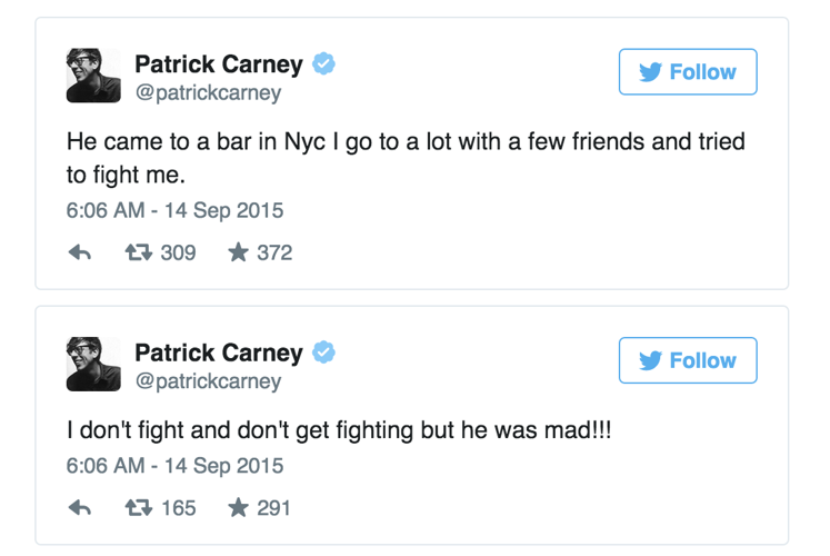 Patrick Carney Twitter feud with Jack White (The Black Keys)
