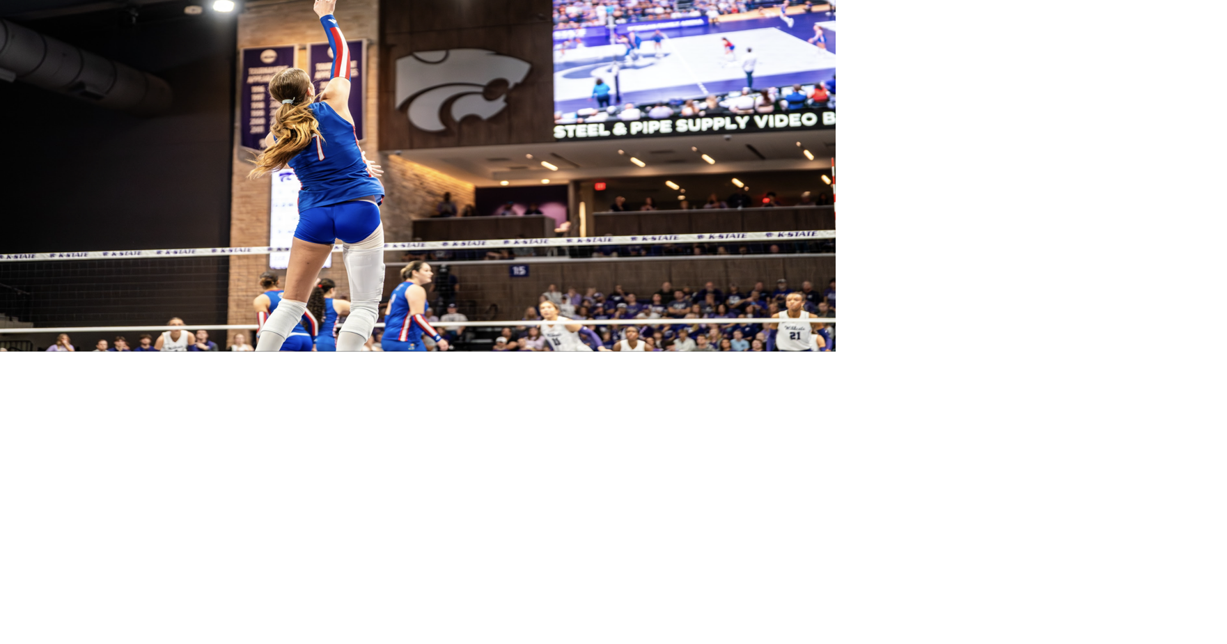 Kansas volleyball sweeps K-State in round two of 2025 Sunflower Showdown