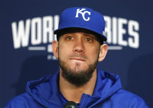 James Shields and Wade Davis introduced in Kansas City