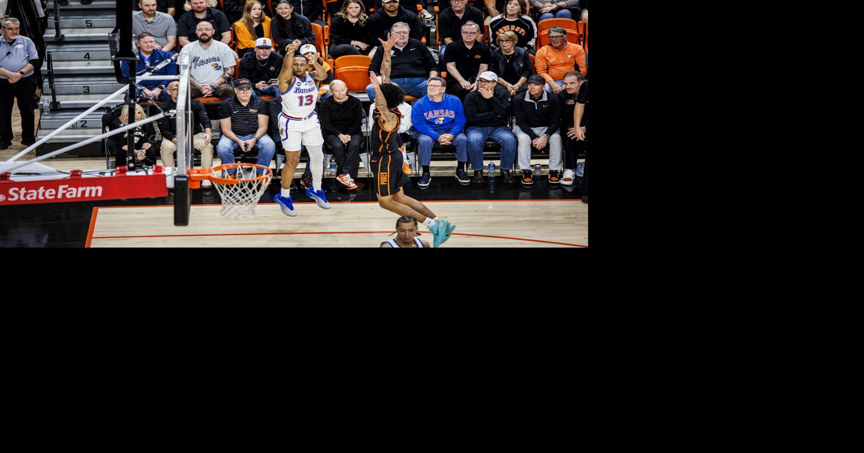 Depth helps Kansas basketball past Oklahoma State after early Peterson surge