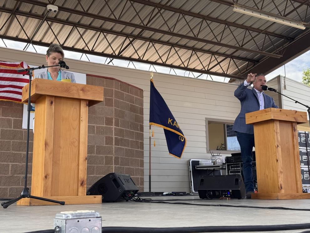 Costs, data centers, Trump: Governor candidates debate at Kansas State fair