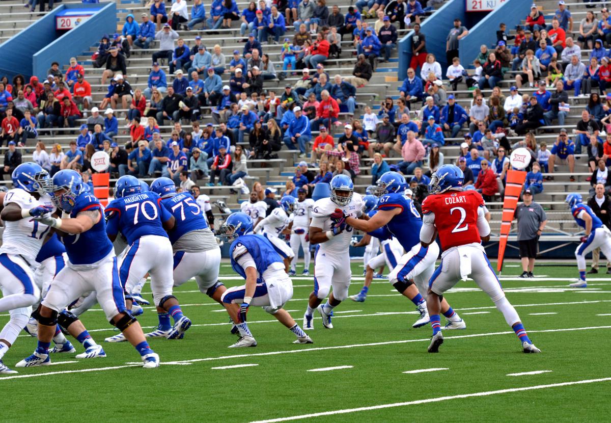 Ku Football Offense Making Strides Ahead Of Spring Game Sports