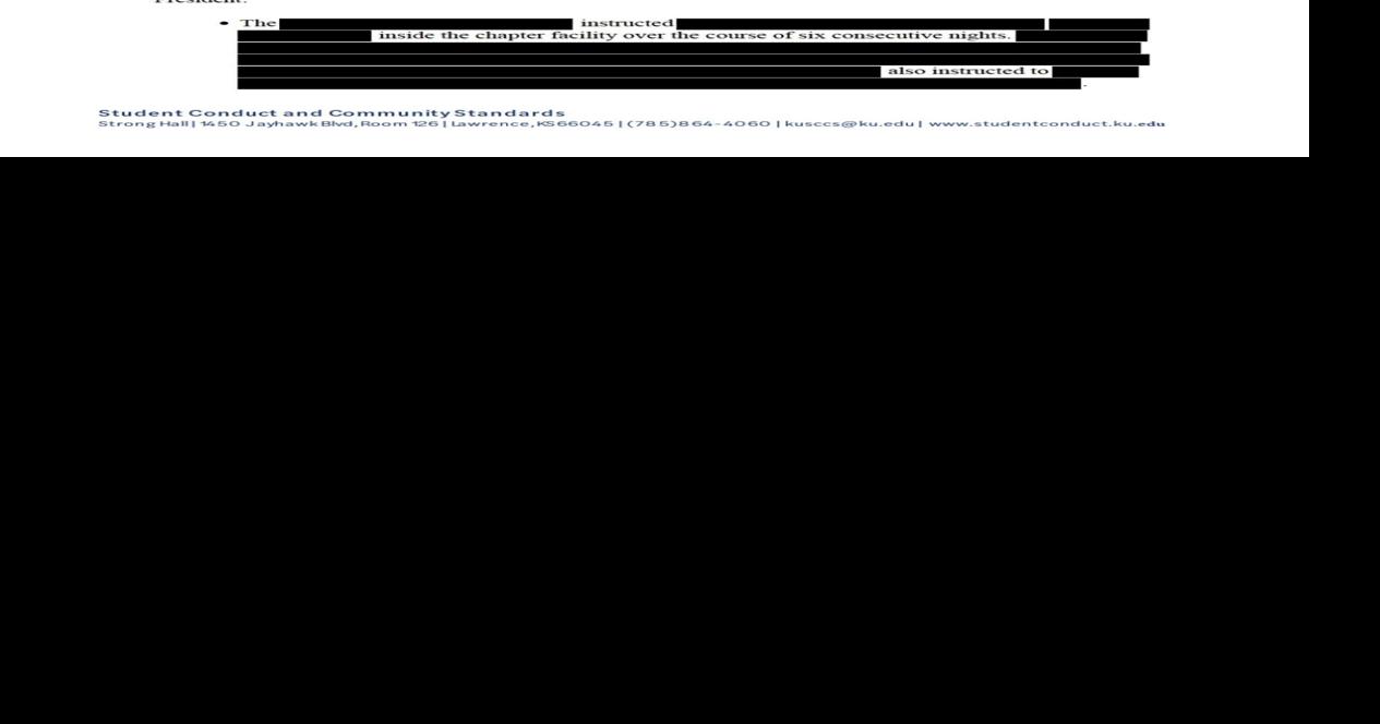 redacted ATO letter | | kansan.com