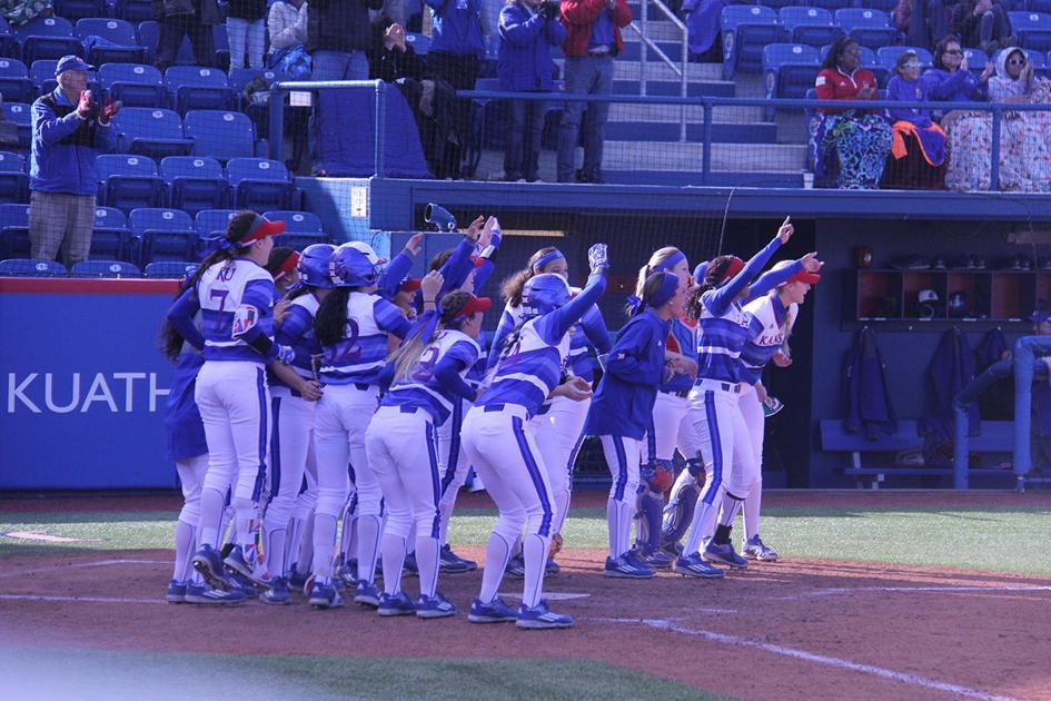 KU softball sweeps Evansville in home doubleheader Sports