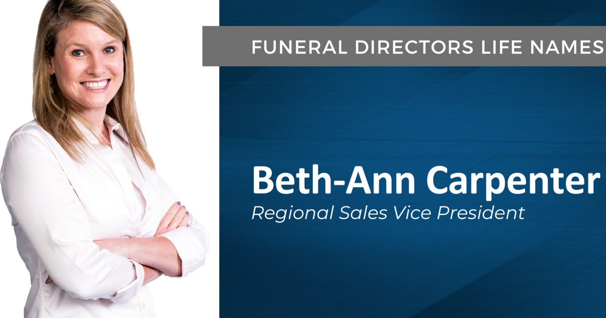 Funeral Directors Life Names Beth-Ann Carpenter as Regional Sales Vice