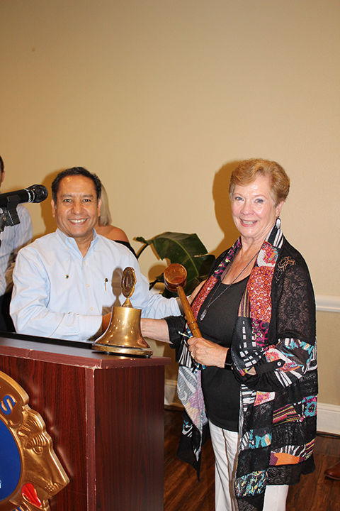 Lions club hosts officer installation