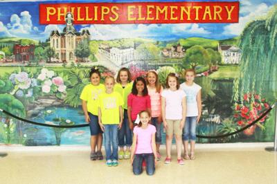 group phillips elementary students nets jude money st ballard ella frosch kylie jacobsen reilly roberson karley natalie ashlee perez elaine
