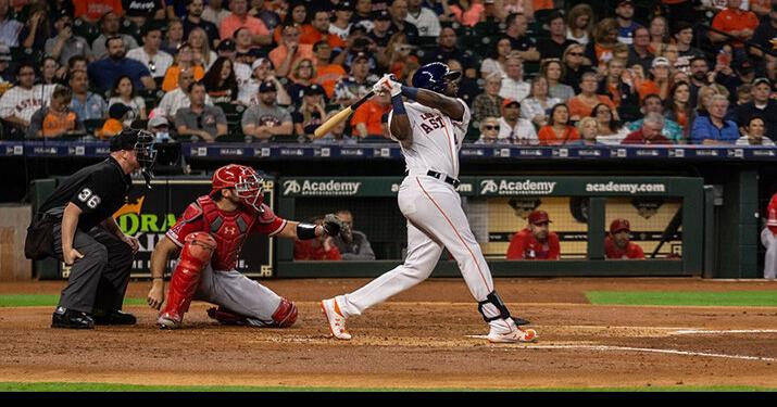 Jeremy Pena 2022 Game-Used Jersey- Worn During First Game at Minute Maid  Park.