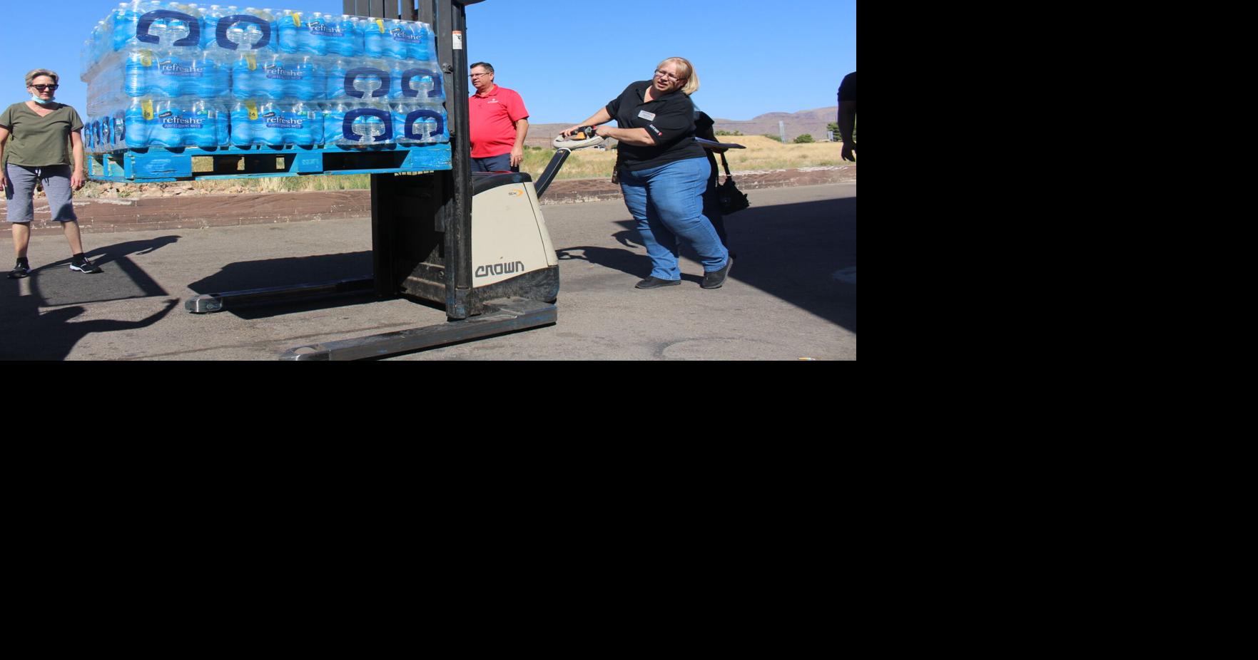 Kingman Moose delivers When the water fountains were turned off at