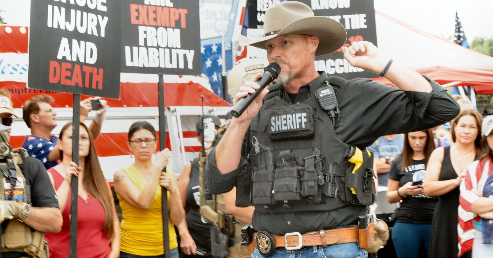 Liberal activist group sues Pinal Sheriff Mark Lamb for failing to respond to records request - Vimarsana News